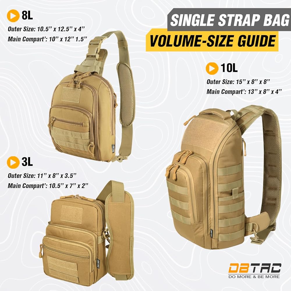 Amazon.com: DBTAC Tactical Personal Defense EDC Bags & Packs | 10L